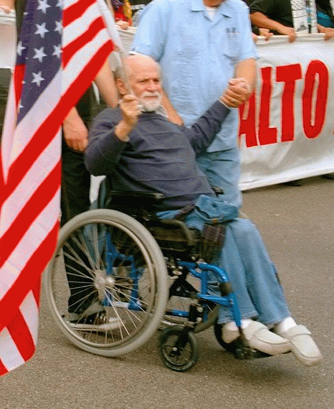 QuickLink: Ron Kovic at Anti-War Protest Los Angeles March 20, 2010 ...