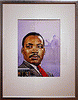 Martin Luther King Jr. watercolor by Boris Challapin