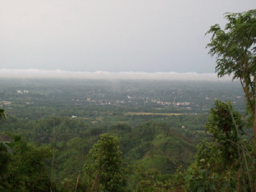 Clouds above Khagrachari town