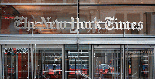 Entrance to the New York Times (2009),, From ImagesAttr