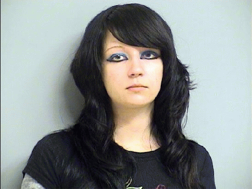 Mug Shot of Destiny Smith (photo 'courtesy' Del City Police)