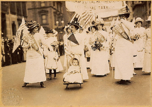 Suffrage parade, New York City, May 6, 1912