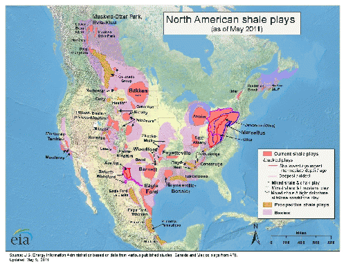 North American Shale Plays (May 2011)