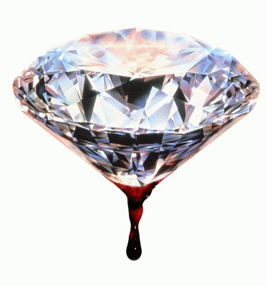 Cut and polished diamonds that fund human rights violations are blood diamonds