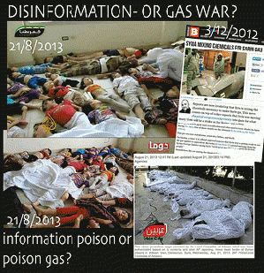 21/8/2013 DISINFORMATION-WAR OR GAS-WAR IN SYRIA - information poison or poison gas?