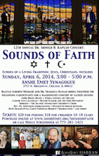 Sounds of Faith Concert flyer