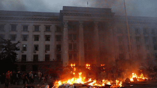 TRADE UNIONS HOUSE, ODESSA, MAY 2, 2014