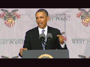 President Barack Obama delivered his vision for the future of American foreign policy during his address to the West Point Military Academy's 2014 graduation.