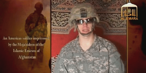 Image taken from a video released in 2009 where Sergeant Bowe Bergdahl appears.