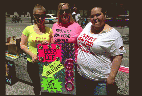 March Against Monsanto-- Chicago-- protesters