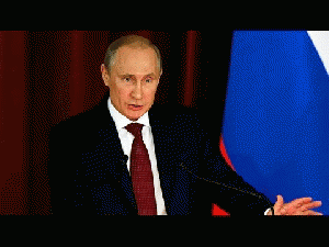 Putin to West: Stop turning world into 'global barracks,' dictating rules to others.