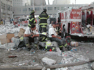 New York City firefighters after 9/11 attacks, From ImagesAttr