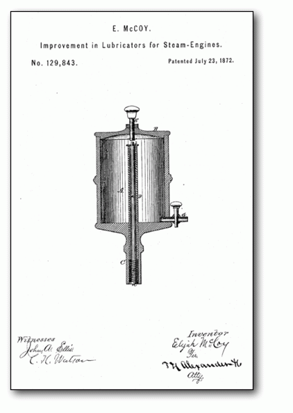 First page of McCoy's first patent application