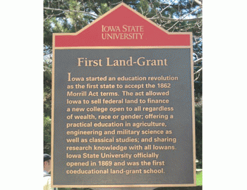 Iowa State: Just one example of land grant colleges, From ImagesAttr