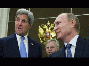 U.S. Secretary of State John Kerry met with Russian President Vladimir Putin