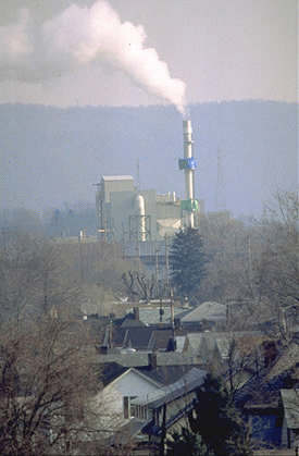 This serial polluter of the air in the Upper Ohio Valley was in violation of the law before it even began operations in 1993, critics somplain.