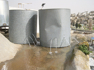 Palestinian water tanks destroyed by settlers in Hebron