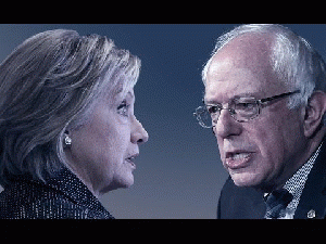 Badly Berned, Hillary Clinton Attempts To Go On Offense Now that Bernie Sanders has caught and passed her., From YouTubeVideos