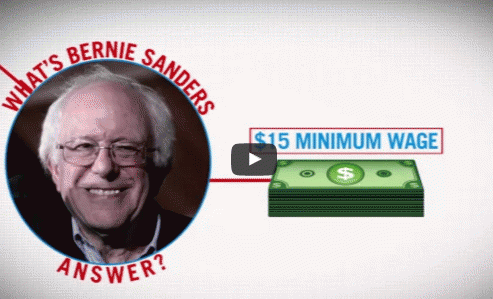 Attack ad against Bernie Sanders, sponsored by billionaires