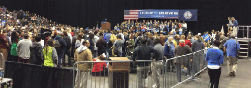 Sanders event in Norfolk, VA