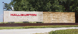 Halliburton North Belt Sign 05 - West Side