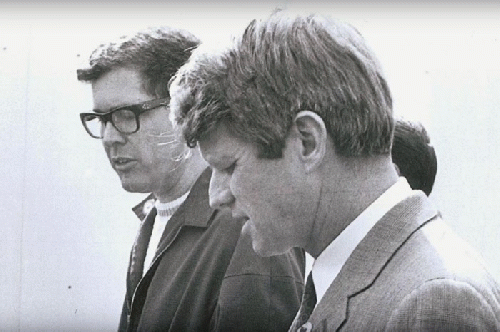 Robert F. Kennedy and Paul Schrade, 1968