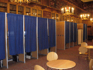 Voting booths