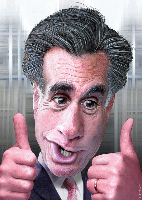 Mitt Romney - Caricature