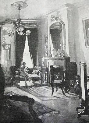 The parlor of the Henshaw home on State Street, by Stanislav Rembski