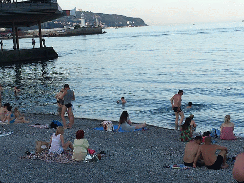 Beach in Yalta