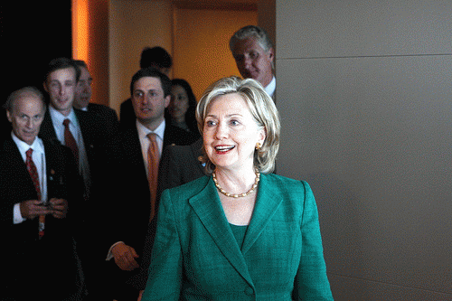 From flickr.com/photos/9364837@N06/4641974226/: Secretary Clinton Enters the Press Briefing, From Images