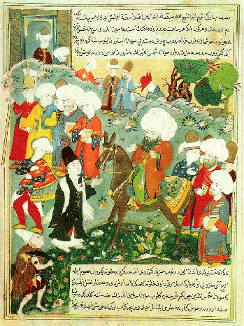 Meeting of Jalal al-Din Rumi and Molla Shams al-Din, From WikimediaPhotos