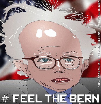 Bernie Sanders Caricature