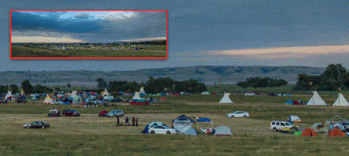 Dakota Access Pipeline protest at the Sacred Stone Camp near Cannon Ball, North Dakota, Aug. 25, 2016