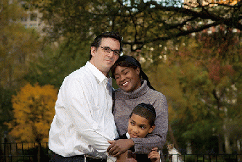 Loving couple and child, From FlickrPhotos