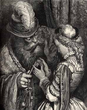 Bluebeard and his Wife, by Gustave Dore, From ImagesAttr