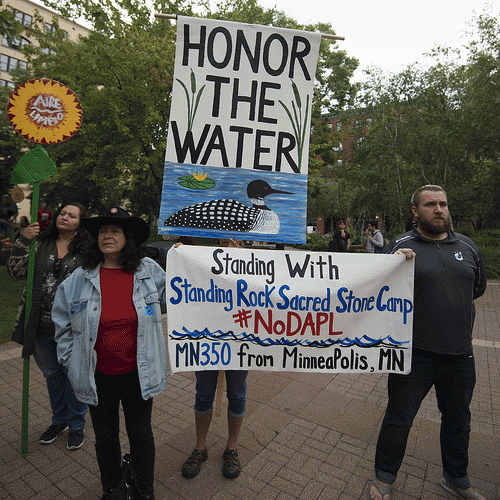 Protest against the Dakota Access Pipeline