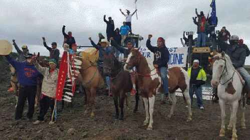 Protectors at Standing Rock