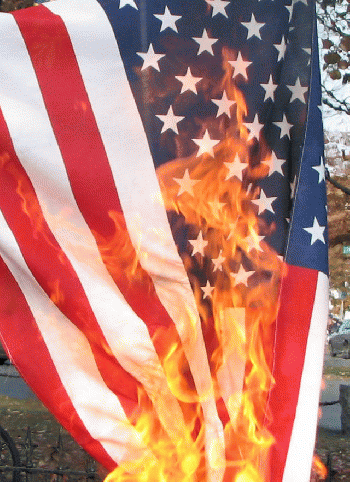 From commons.wikimedia.org/wiki/File:US_flag_burning.jpg: US flag burning, From Images