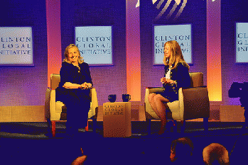 Secretary Clinton and Chelsea Clinton Participate in the Clinton Global Initiative Annual Meeting