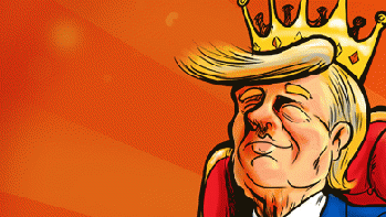 Donald Trump illustration, From GoogleImages