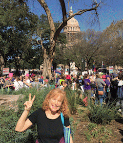 Christy Williams at Austin, TX Women's March