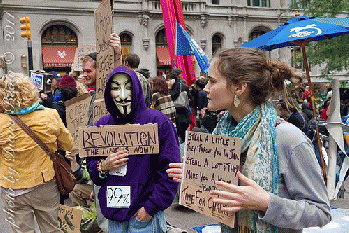 Occupy Wall Street at Zuccotti Park, From FlickrPhotos