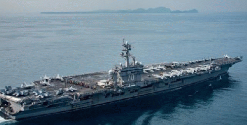 Forget Waldo -- where in the world is the USS Carl Vinson?