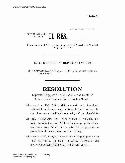 Resolution, page 1