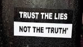 TRUST THE LIES NOT THE 'TRUTH' | black and white | Thomas Guest ...1024 Ã-- 580 - 426k - jpg