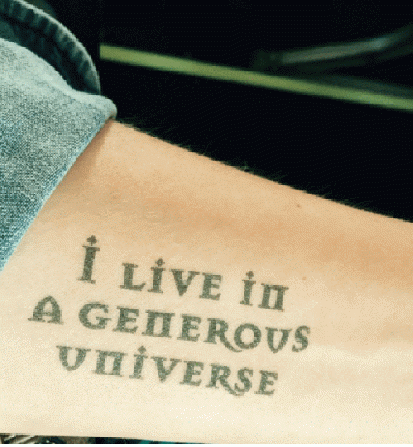 Conscious Ink temporary tattoo