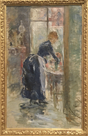 Serving Girl. 1886. By Berthe Morisot. (Pvt. col.)