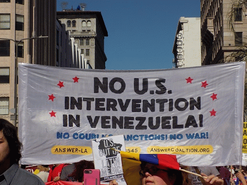 L.A. Solidarity March for Maduro and Venezuela