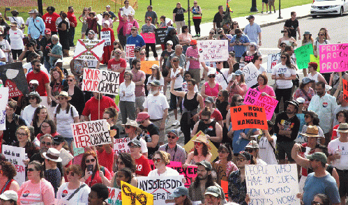 Protest of the Alabama law at the state capitol in Montgomery, May 19, 2019., From Uploaded